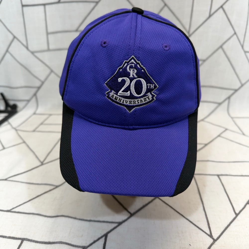 Colorado Rockies Baseball‎ Cap OSFM Purple 20th Anniversary Season Ticket Holder